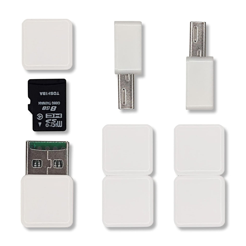  [AUSTRALIA] - [5 Pack] Micro SD Card Reader for Android,Micro SD Card to USB Adapter, TF Card Reader with Mini Size for Camera Memory Card Reader, Wansurs Card Reader for PC Laptop