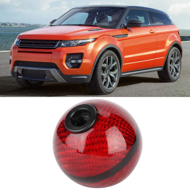  [AUSTRALIA] - Suuonee Shift Knob, 6-Speed Carbon Fiber Car Manual Gear Shift Knob Head Shifter Lever Knob Universal