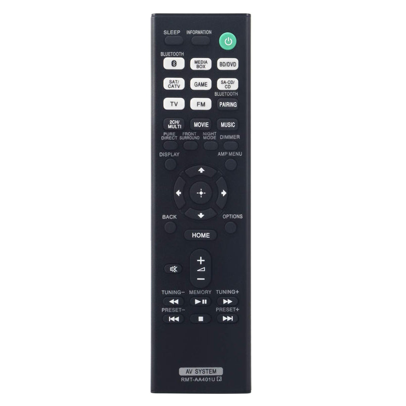 RMT-AA401U Replacement Remote Control fit for Sony Multi Channel AV Receiver STR-DH190 STR-DH590 STR-DH790 - LeoForward Australia