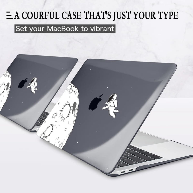  [AUSTRALIA] - CISSOOK Case Compatible with MacBook Air 13.6 Inch 2022 Release Model A2681 M2 Chip Astronaut, Clear Black Space Hard Shell with Keyboard Cover for MacBook Air 13.6" 2022 with Touch ID, Astronaut Air13.6inch-Astronaut