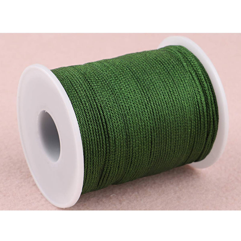  [AUSTRALIA] - Nylon Thread Twine for Gardening Braided Bracelets DIY Crafts (1mm-394feet, Army Green) 1mm-394feet