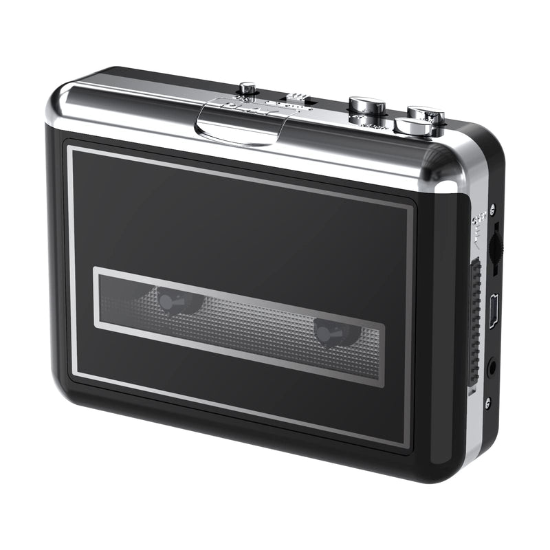  [AUSTRALIA] - Cassette Tape Player - Portable Retro Walkman Cassette to Digital MP3 Converter Recorder, Convert Audio Music via USB to MP3 WAV Format with New Upgrade AudioLAVA Software, Compatible with Laptops&PCs