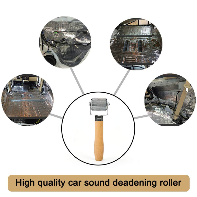  [AUSTRALIA] - NORSMIC Car Sound Deadening Roller, 0.7lb Extremely Smooth Sound Insulation Roller Metal, Noise Deadening Sound Deading Tool (1PC - 1.69 inch) 1PC - 1.69 inch