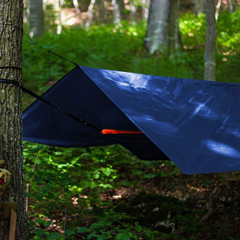  [AUSTRALIA] - (5 Feet x 7 Feet) Blue Multi-Purpose Waterproof Poly Tarp Cover with Tent Shelter Camping Tarpaulin 5x7