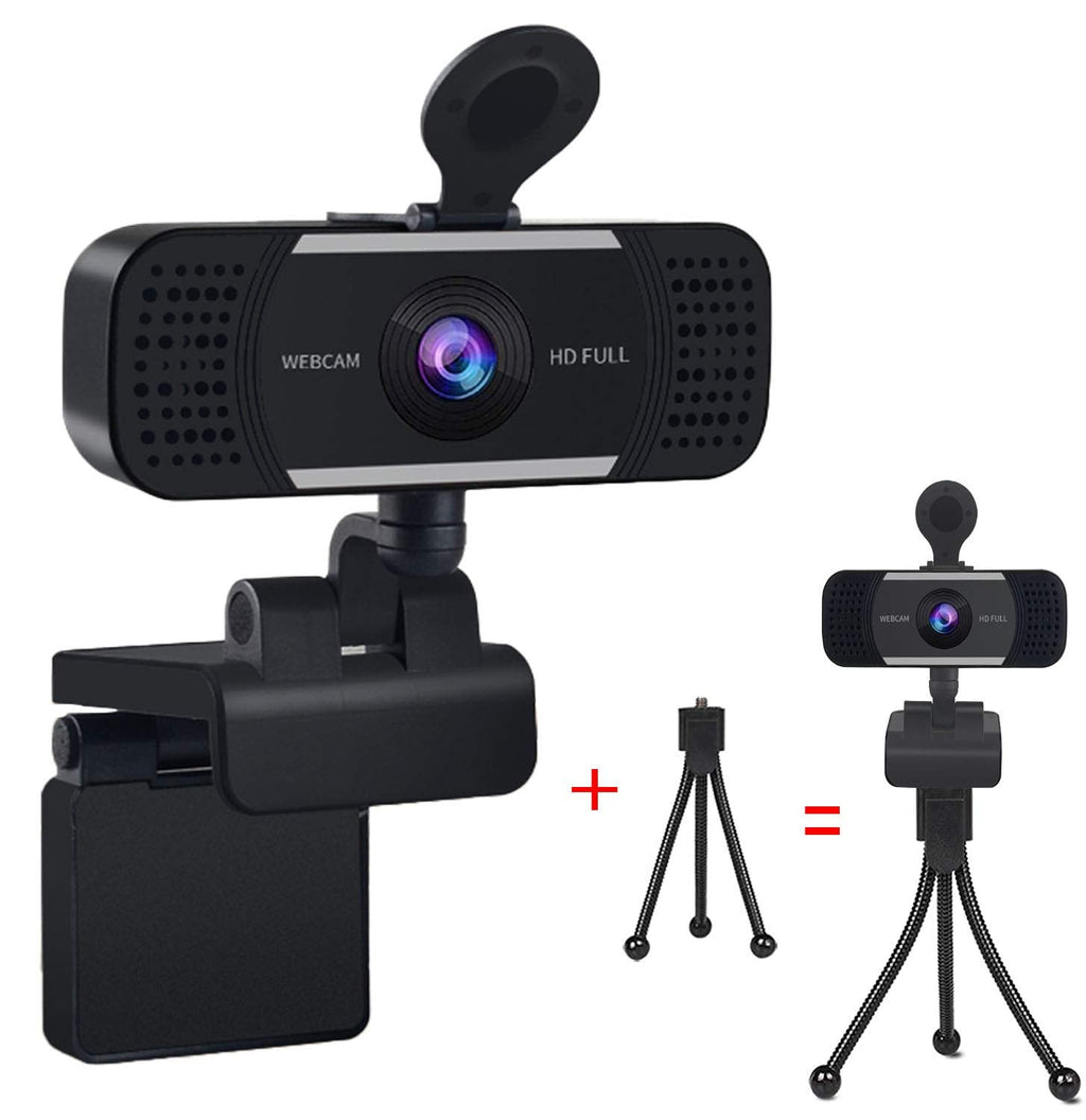  [AUSTRALIA] - 1080P Webcam HD Web Camera, HD Webcam with Microphone & Privacy Cover Laptop Desktop Full HD Camera Video Webcam for Recording/Calling/Conferencing/Gaming/Teams