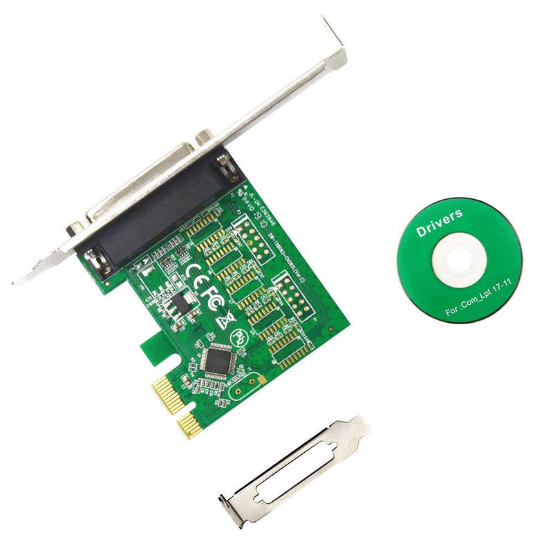  [AUSTRALIA] - GODSHARK PCIe Parallel Port Expansion Card, PCI Express to DB25 LPT Converter Adapter Controller for Desktop with Low Bracket, Support SPP / PS2 / EPP / ECP Modes