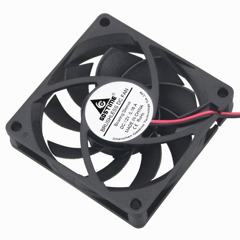  [AUSTRALIA] - GDSTIME 70mm x 70mm x 15mm 12v Brushless DC Cooling Fan