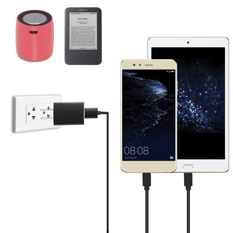  [AUSTRALIA] - USB Micro Charger Compatible Samsung Galaxy Note, Tab A, E, S2, 3, 4, 7.0" 8.0" 9.6" 9.7" 10.1", SM-T280/ 350/580/ 560/530 Tablet, Phone Galaxy J8, J7, J6, S7, S6, S5 with 5 FT Charging Cable Cord