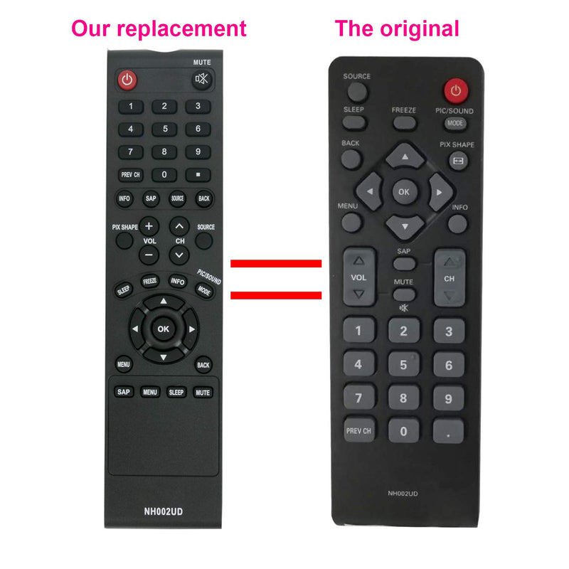 New NH002UD Remote Control for Sanyo LCD LED TV FW43D25F FW32D06F FW50D36F FW55D25F FW40D36F - LeoForward Australia