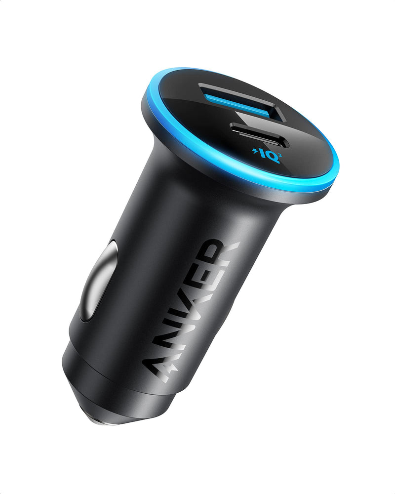  [AUSTRALIA] - USB C Car Charger Adapter, Anker 52.5W Cigarette Lighter USB Charger, 323 Anker Car Charger with 30W PowerIQ 3.0 Fast Charging for iPhone 14/13 Samsung Galaxy S23/22 Pixel