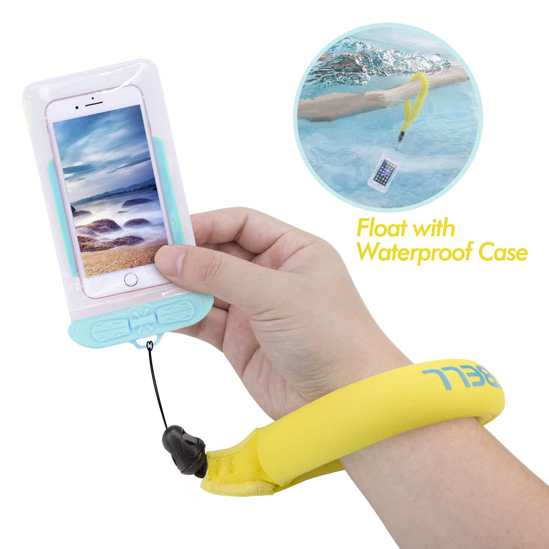  [AUSTRALIA] - Waterproof Camera Float Luxebell Universal Foam Floating Wrist Strap for GoPro Hero 8 7 6 5 Olympus, Keys, Sunglasses and Phones