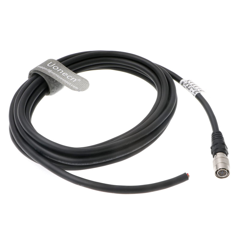  [AUSTRALIA] - Industrial Camera Power Trigger IO Signal Cable HR10A-7P-6S 6 Pin Female Plug for Basler AVT GIGE Sony CCD Industrial Camera 3 Meters Injection Version 3 Meters