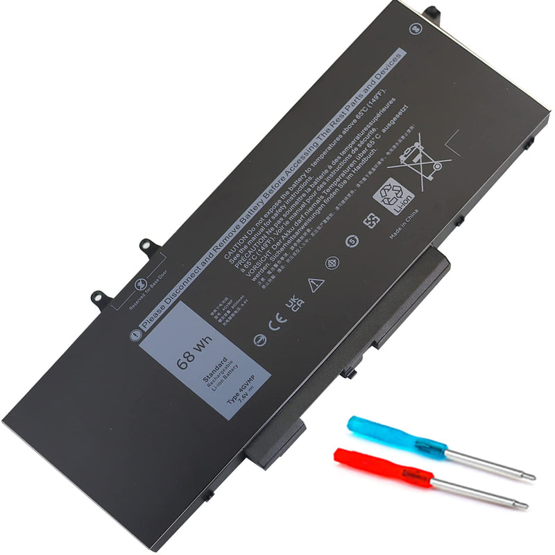  [AUSTRALIA] - 4GVMP Laptop Battery for Dell Latitude 5400 5500 5410 5510 E5400 E5500 Inspiron 7590 7591 7791 2-in-1?Precision 3540 3550 Series P84F P84F001 P42E P42E001 P98G001 P80F001 RF7WM C5GV2 H82T6 7.6V 68Wh