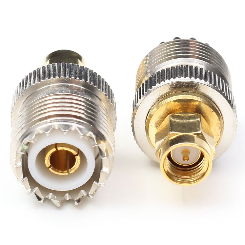 ANHAN SMA Male to UHF Female Connectors,Pl259 to SMA Coax Cable Connectors SMA Connect to UHF Antenna Adapters - LeoForward Australia