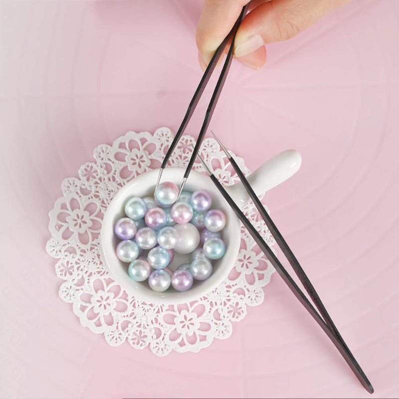 SK Curved Extra Fine Point Slim Tweezer Sugar Beads Tweezers Tools for Sugar Pearls, Candy Beads - LeoForward Australia