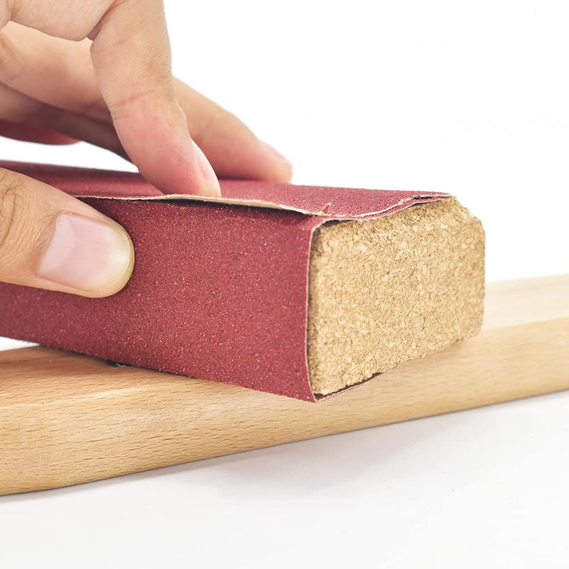  [AUSTRALIA] - EMILYPRO Cork Sanding Blocks 4-1/4"x 2-3/8" x 1-3/16" Hand Sanding Tool for sandpaper - 3pcs