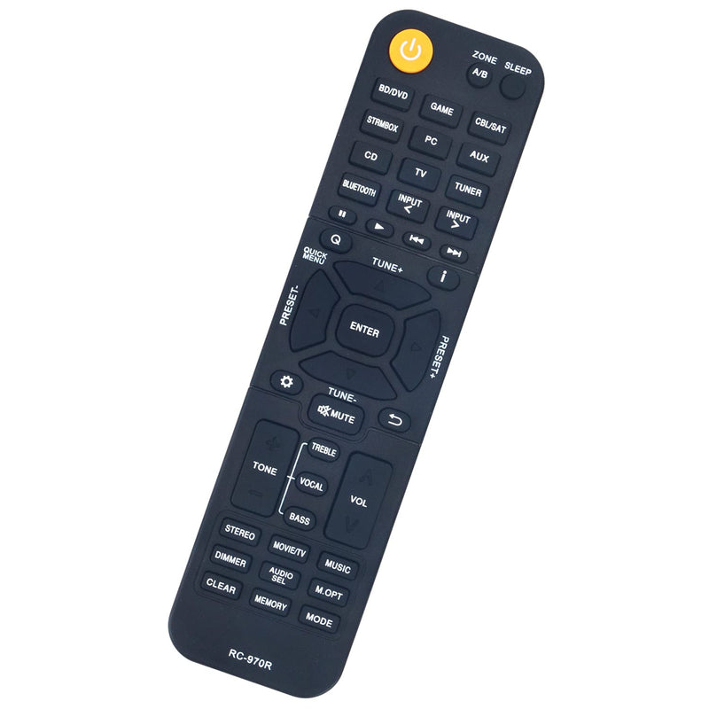  [AUSTRALIA] - RC-970R Replacement Remote Control Applicable for Onkyo AV Receiver TX-SR393 TX-SR494 HT-R398 HT-S3910 TXSR393 TXSR494 HTR398 HTS3910