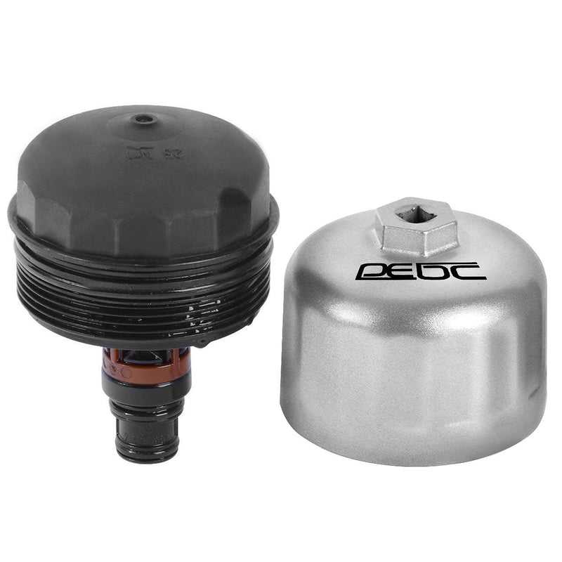  [AUSTRALIA] - DEDC BMW and Volvo Oil Filter Wrench for 86mm Cartridge Style Filter Housing Caps Removal Tool Oil Filter Socket Wrench Kit with 16 Flutes