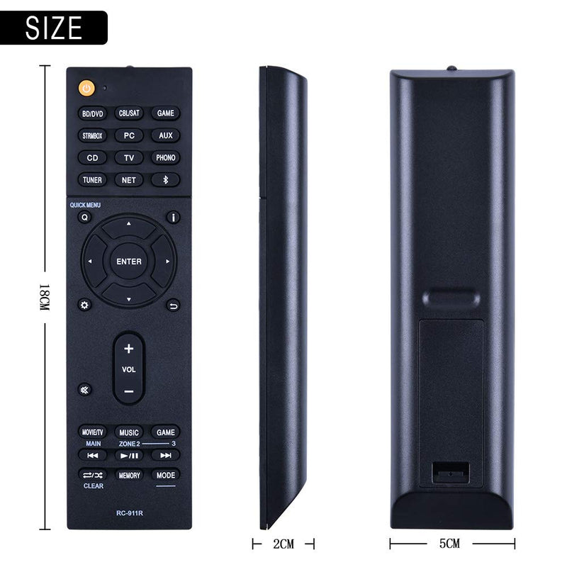  [AUSTRALIA] - The New RC-911R RC911R Replacement for ONKYO AV Receiver The Remote Controller. Suitable for HT-S7800 TX-NR555 TX-NR575 TX-NR585 TX-NR656 TX-NR686 TX-NR676 TX-NR757 TX-NR777 TX-NR787 TX-RZ610