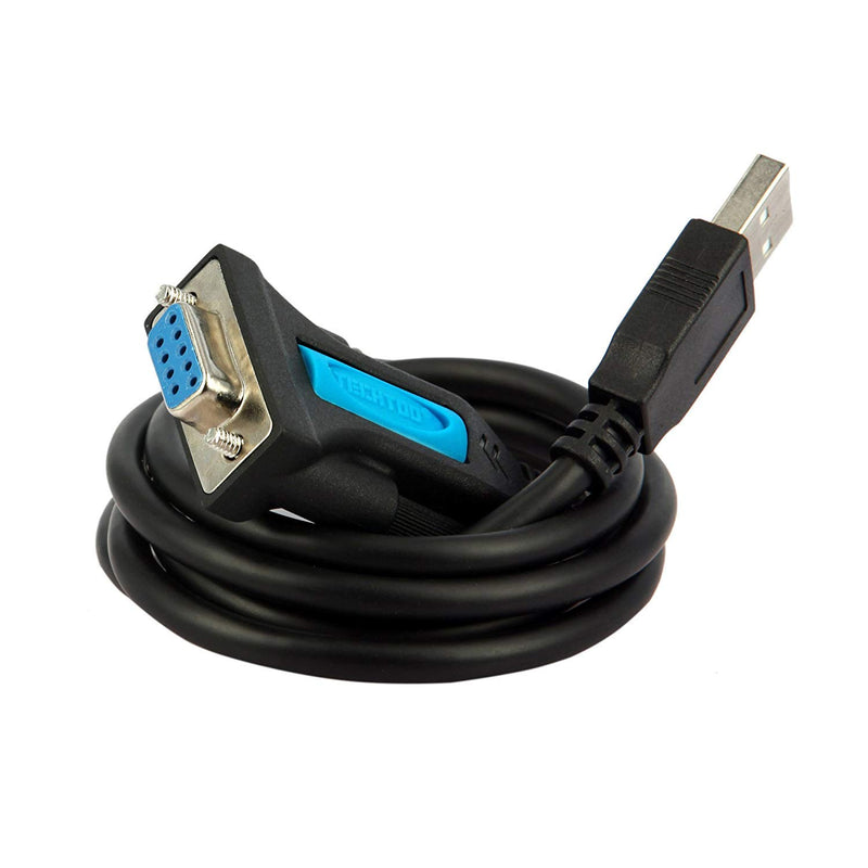 TECHTOO USB 2.0 to RS232 DB9 Serial Cable Female Converter Adapter with Prolific PL2303 Chipset for Win10 8.1 8 7 Vista XP 2000 Andorid Linux Mac OS X 10.6 and Above (3ft/Female) Female Converter-3ft - LeoForward Australia