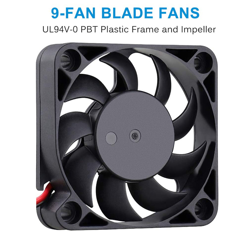  [AUSTRALIA] - GDSTIME 50mm x 50mm x 12mm 24v Dual Ball Bearing Brushless Cooling Fan