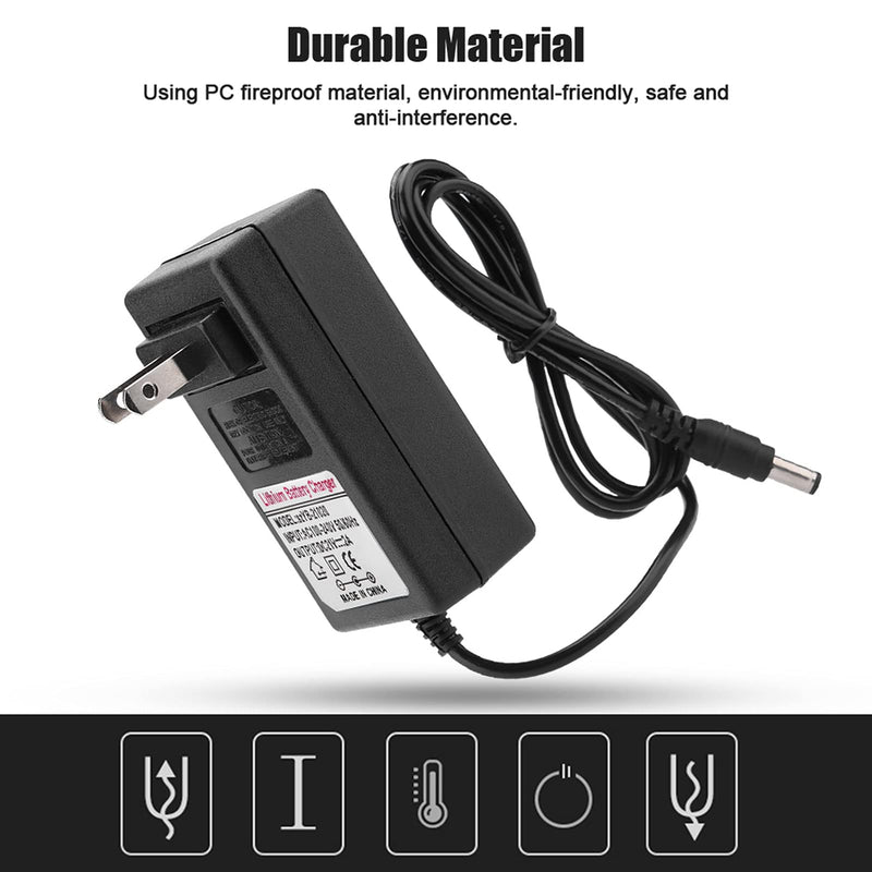 [AUSTRALIA] - Universal Power Adapter, AC 100-240V DC 21V 2A Safe Charge Replacement Power Supply Adapter Lithium-ion Battery Charger for Household Electronic Devices.(us Plug)