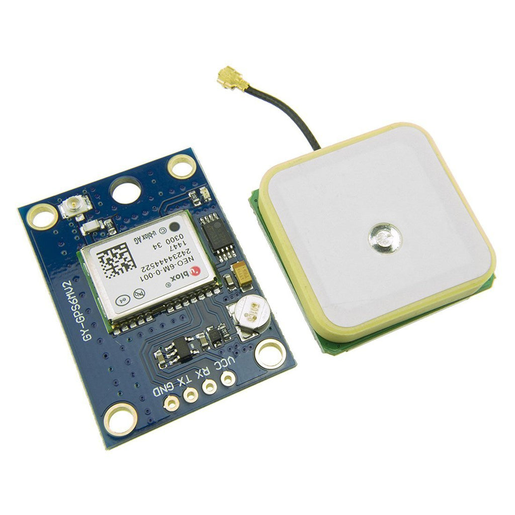  [AUSTRALIA] - HiLetgo GY-NEO6MV2 NEO-6M GPS Flight Controller Module 3V-5V with Super Strong Ceramic Antenna for Arduino EEPROM APM 2.5