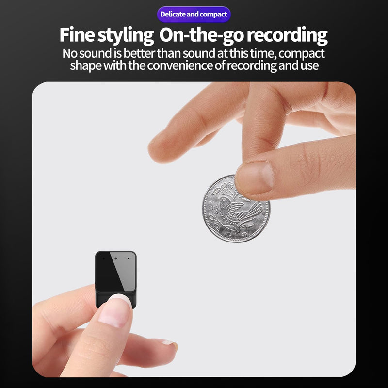  [AUSTRALIA] - Voice Recorder - Mini Voice Recorder Voice Activated Recorder with Small Recording for Car,Meetings,Lecture,Interview
