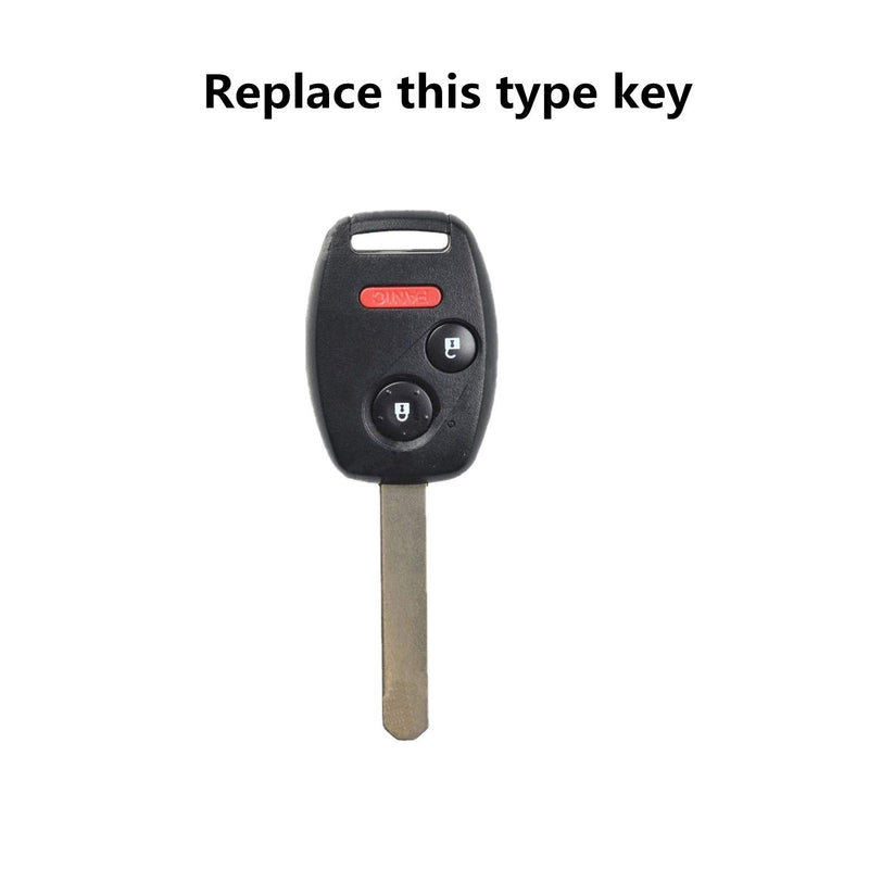  [AUSTRALIA] - Ezzy Auto 2+1 Buttons Flip Key Shell Case Fob fit for Honda Odyssey LX Ridgeline Accord Civic CR-V Pilot Fit