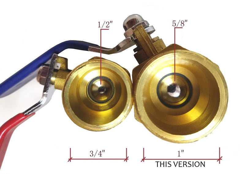  [AUSTRALIA] - N/C 2Inch Drum Faucet 1 inch Brass Barrel Faucet for 55 Gallon plastic or steel Drum