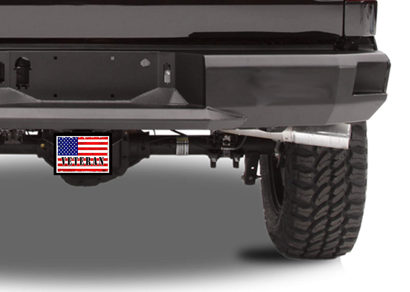  [AUSTRALIA] - Rogue River Tactical USA American Flag Military Veteran Trailer Hitch Cover Plug US Patriotic USA Old Glory