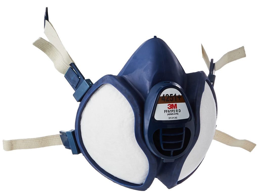  [AUSTRALIA] - 3M Respirator Half Mask Maintenance Free, FFA1P2R D-Filters, 4251, EN Safety Certified Box of 1