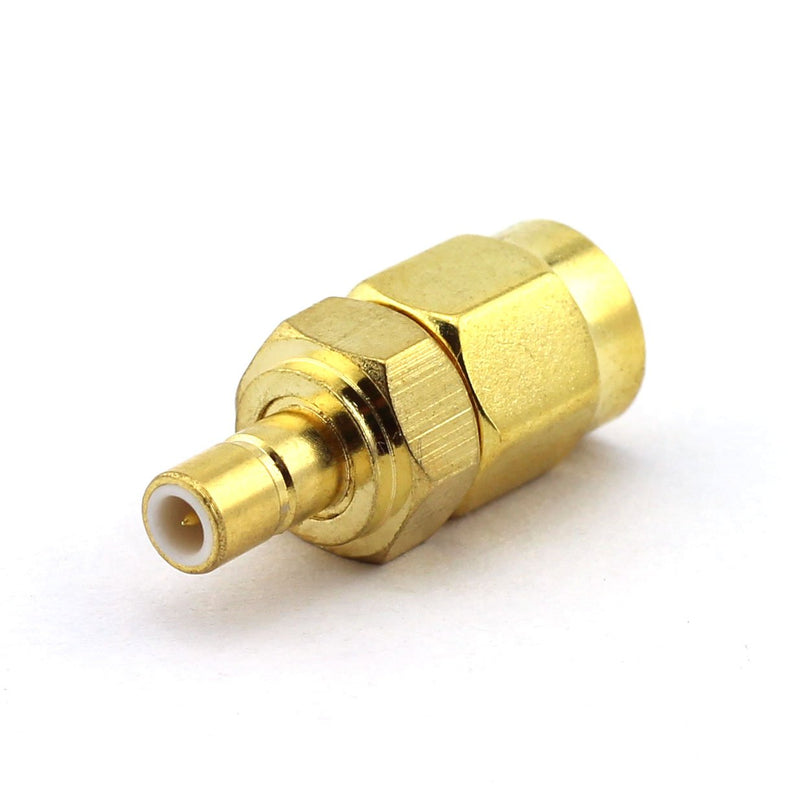  [AUSTRALIA] - DGZZI 2-Pack RF Coaxial Adapter SMA to SMB Coax Jack Connector SMA Male to SMB Male