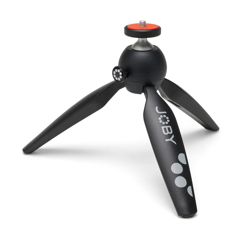  [AUSTRALIA] - JOBY HandyPod 2, Table Top Tripod with BallHead, Handheld Tripod, Phone Tripod for Smartphones, Action Cam and Mirrorless Cameras or Devices up to 1.0Kg (2.2lbs), Black HandyPod 2.0 Tripod