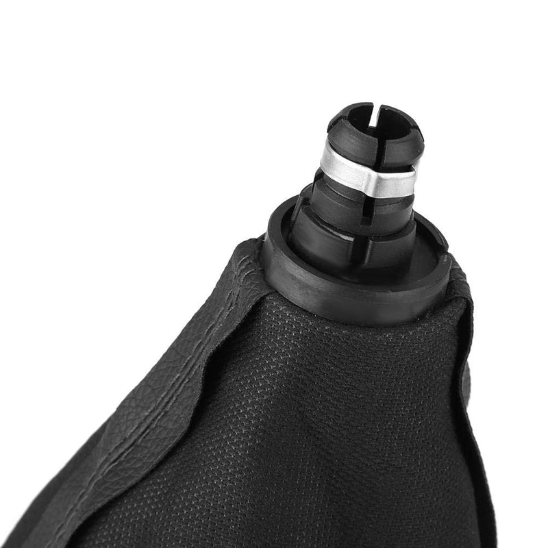  [AUSTRALIA] - Minyinla Gear Shift Knob Kit, Fydun Shift Knob Gaiter Boot 5 Speed Car Gear Stick Shift Knob + Gaiter Boot Cover Replacement Kit for VW Golf 7 MK7 2013-2017