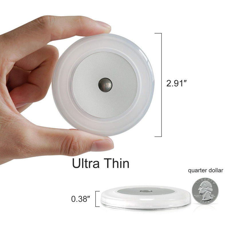  [AUSTRALIA] - THALASSA 3W RV Boat Touch Ceiling LED Light - DC 12V 2800K Soft White Memory Light Annular Frosted Lens with Stepless Dimmable, Surface Mount, Hidden Fasteners Design with Stainless Steel Screws 1 pack