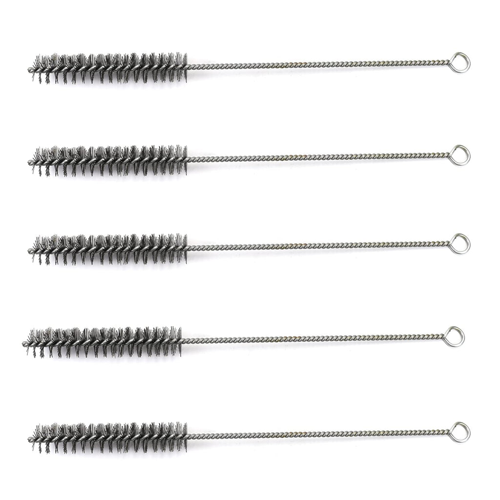  [AUSTRALIA] - Utoolmart Steel Wire Cleaning Brush, Spiral Power Tube Brush, Steel Wire Tube Brush Cleaning Tool, Tube Bottle Brush, 0.8-inch Diameter 12-inch Length, 5pcs 2cm