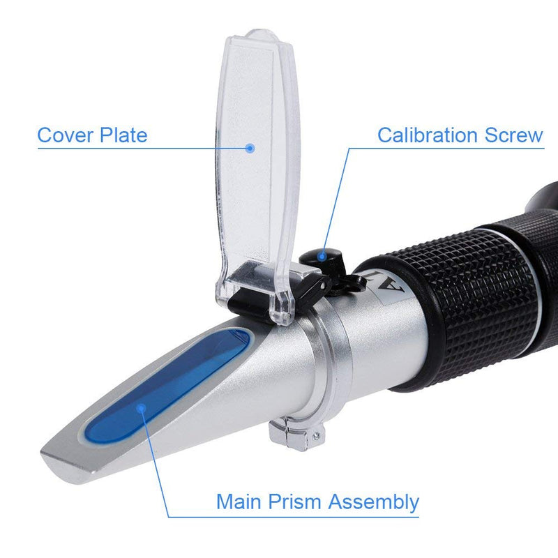 HunterBee honey maple syrup brix refractometer  /58-90 brix 10-33 moisture meter /homebrew sucrose brewing sugar aichose hydrometer/beekeeping  supply ATC - LeoForward Australia