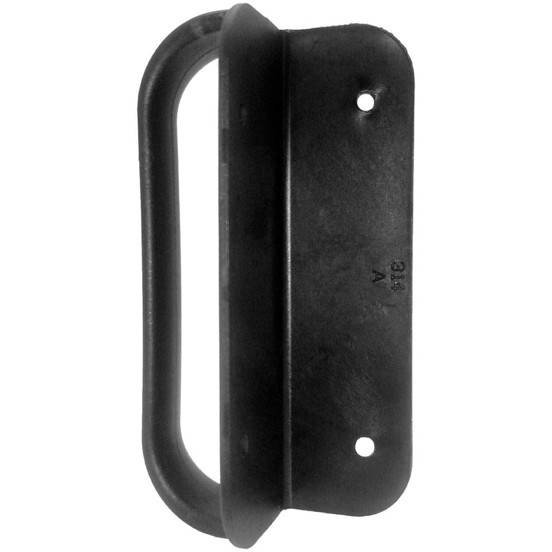  [AUSTRALIA] - Universal Nylon GATE Handle -Black: Pull Works with Wood, Metal, or Vinyl Gates. 1 Pack Black
