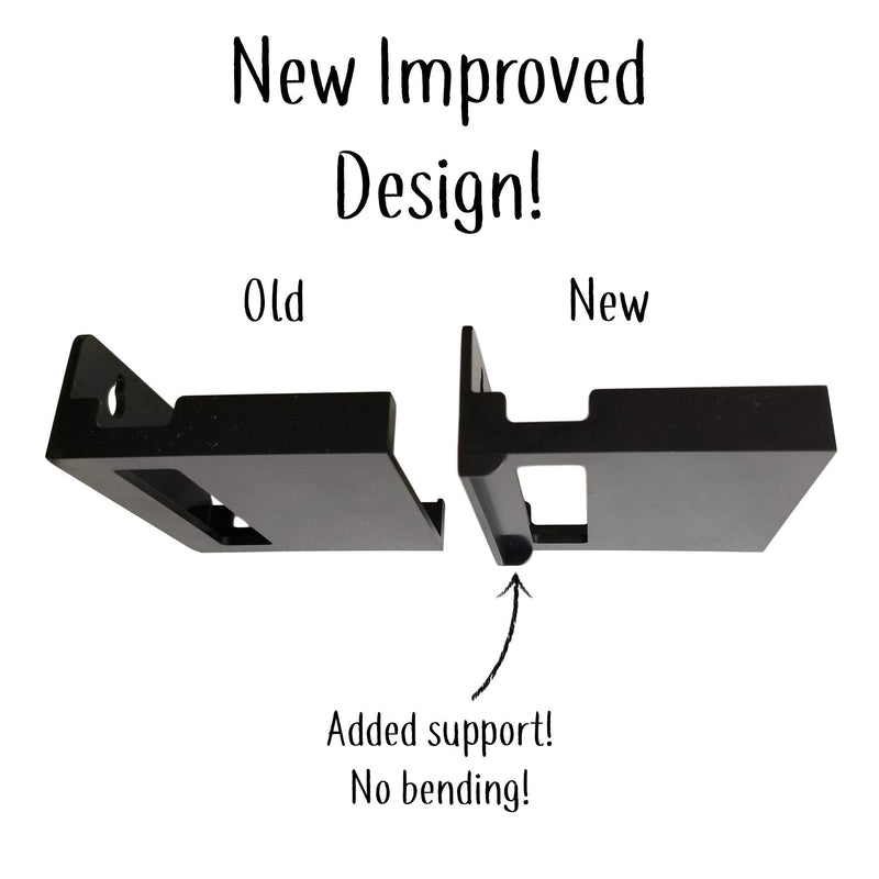  [AUSTRALIA] - Dot Genie Easy Hanging Fire TV Cube Wall Mount (Fits 1st & 2nd Gen and New 3rd Gen Fire TV Cube) | Updated for More Support | Totally Hides Cords | Improves Visibility | Quick Install 1-Pack Black