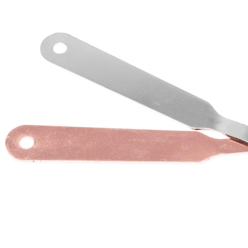  [AUSTRALIA] - Lind Kitchen 2PCS Letter Openers, Stainless Steel Lightweight Hand Envelope Slitter, Silver and Rose