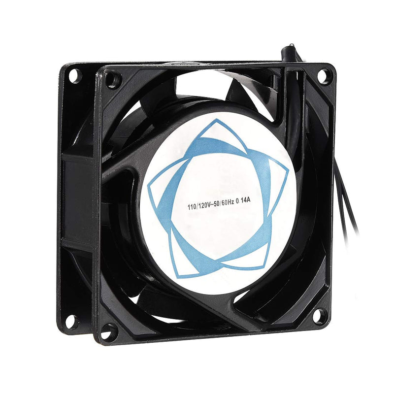  [AUSTRALIA] - uxcell Cooling Fan 80mm x 80mm x 25mm SF8025AT AC 110V/120V 0.14A Dual Ball Bearings