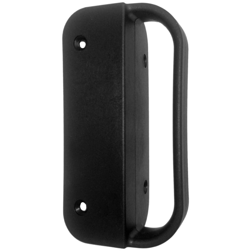  [AUSTRALIA] - Universal Nylon GATE Handle -Black: Pull Works with Wood, Metal, or Vinyl Gates. 1 Pack Black