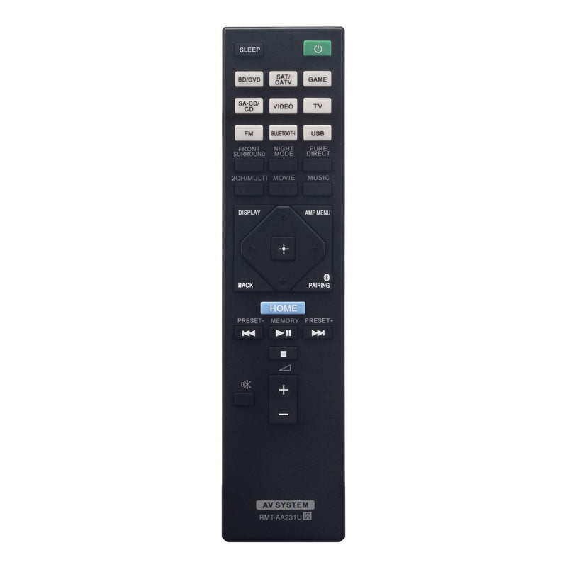 RMT-AA231U Remote Control Replacement - WINFLIKE RMTAA231U Replace Remote Control fit for Sony AV Receiver Home Theater System RMT AA231U STR-DH770 STRDH770 STR DH770 Remote Controller - LeoForward Australia