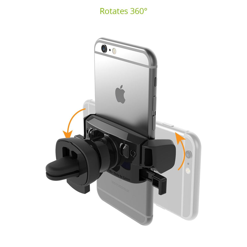  [AUSTRALIA] - iOttie Easy One Touch Mini Air Vent Car Mount Holder Cradle for iPhone Xs Max R 8 Plus 7 Samsung Galaxy S10 E S9 S8 Plus Edge, Note 9 & Other Smartphone, 2.2 x 4.8 x 5.7 inches