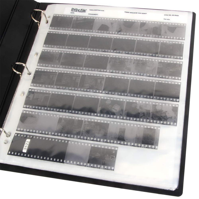  [AUSTRALIA] - Acid Free Archival Film Bag Album Film Protector Storage Box Archival 3 Ring Binder for Printfile Standard 135 35mm 120 4x5 8x10 Negative Pages Film Bag