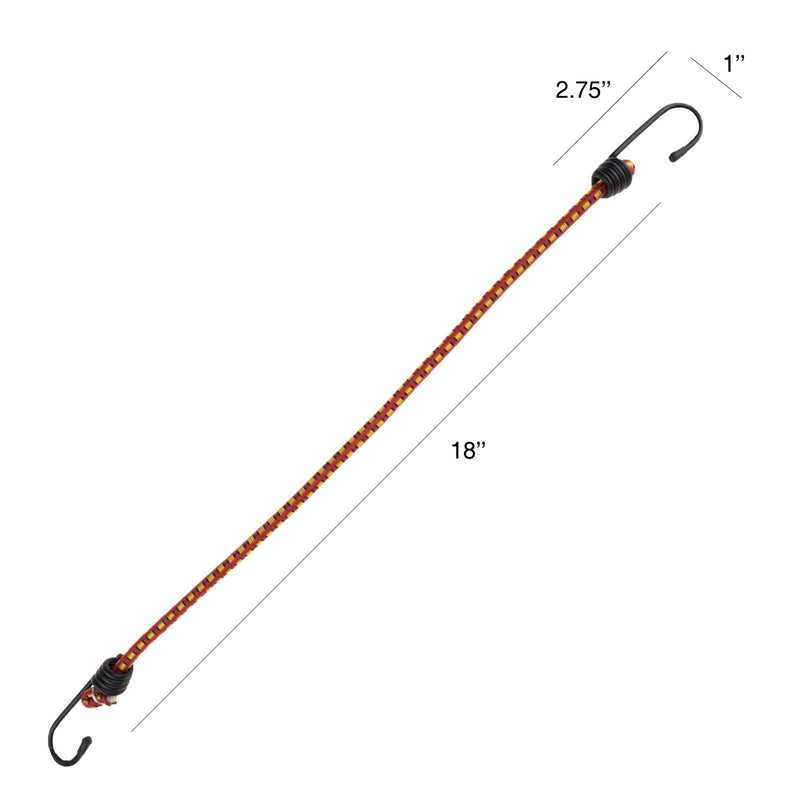  [AUSTRALIA] - Stalwart 18" Bungee Cords - 10 Pack 18 Inch