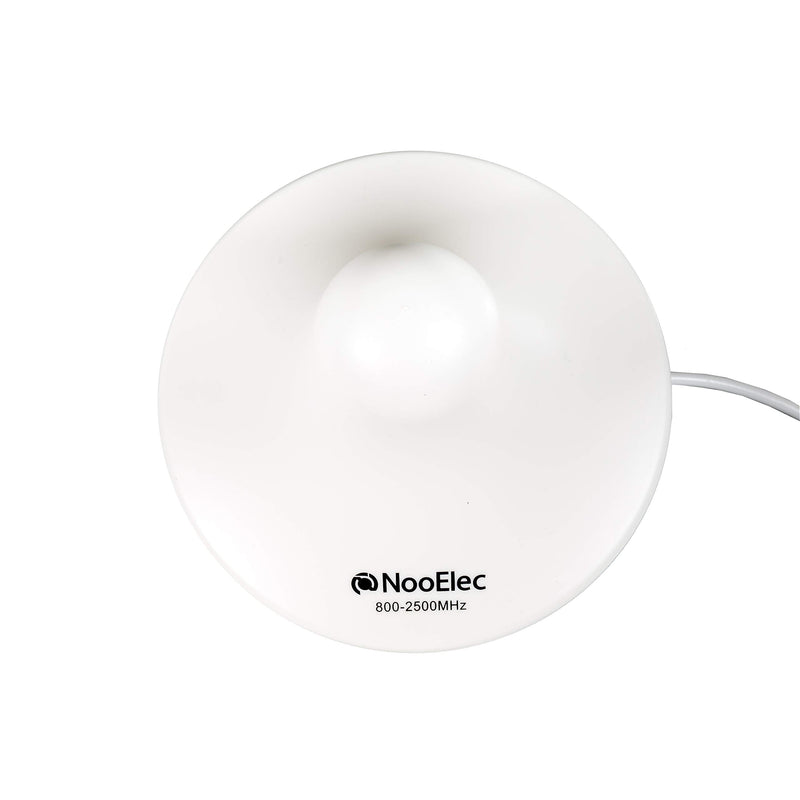  [AUSTRALIA] - Nooelec Wideband Ceiling Antenna - 3dBi Omnidirectional Antenna w/ 800-2500MHz+ Frequency Capability, 15' (5m) RG58 Feed Cable with Male SMA Connector & 2 Year Warranty. Designed for Ceiling Mounting
