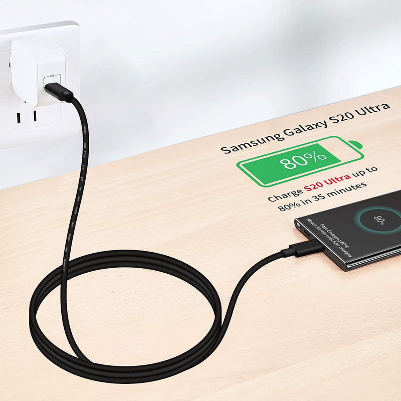  [AUSTRALIA] - QiCheng&LYS USB C Extension Cable Type C Male to Female Thunderbolt 3 Extension Cable USB 3.1 (10 Gbps) Charging/Sync/ 4K Video/Audio (0.3m) 0.3m