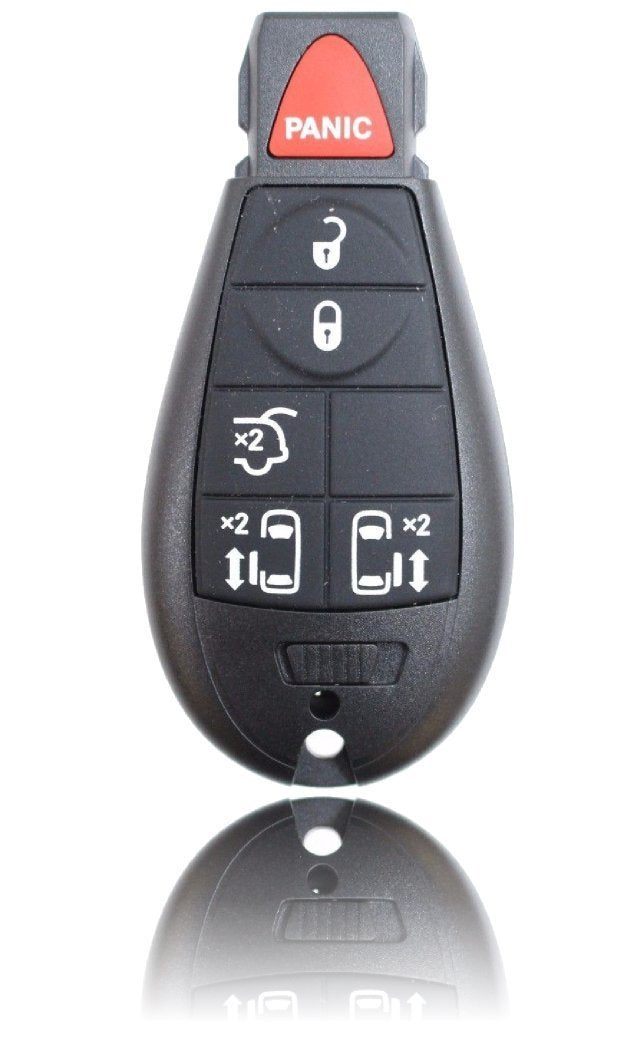  [AUSTRALIA] - Mushan Pack of 2 Keyless Entry 6 Button Key Remote Control Replacement Fob Transmitter Fits For 2008-2015 Chrysler Town & Country, 2008-2010 Dodge Ram 1500 2500 3500,2008-2013 Jeep Grand Cherokee